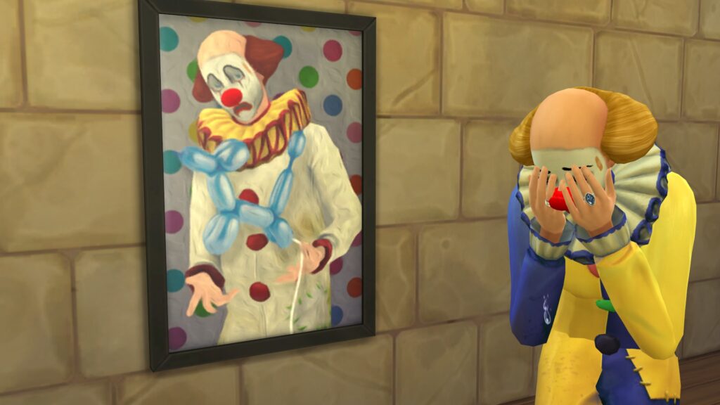 The Sims 4 NPC Tragic Clown
