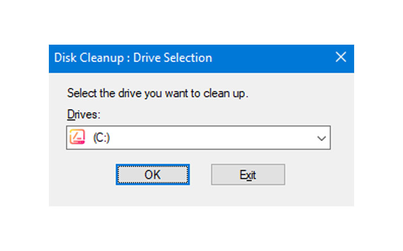 Contoh Disk Cleanup