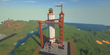 Menakjubkan! Gamer ini Buat Roket yang Dapat Terbang di Minecraft