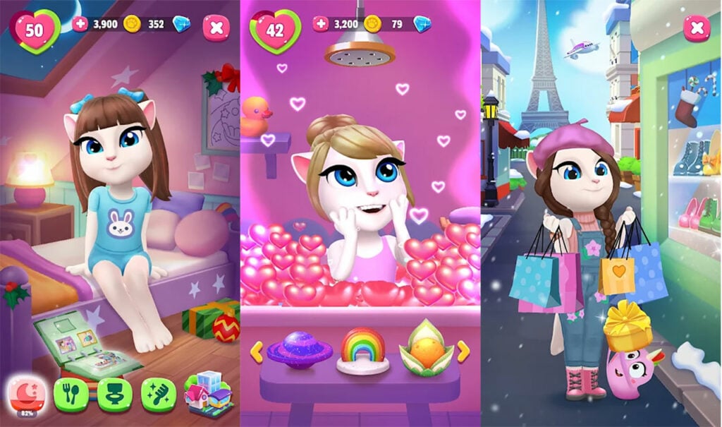 Game Android Kucing My Talking Angela 2