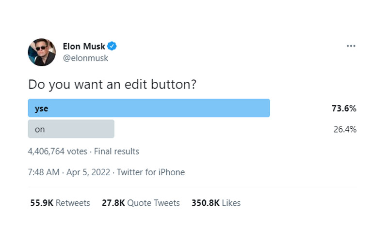 Usaha Elon Musk Twitter