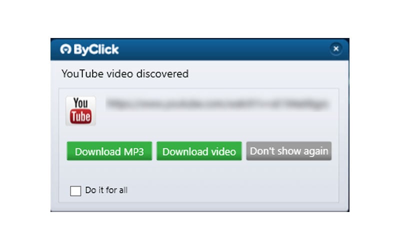 Youtube Byclick Downloader