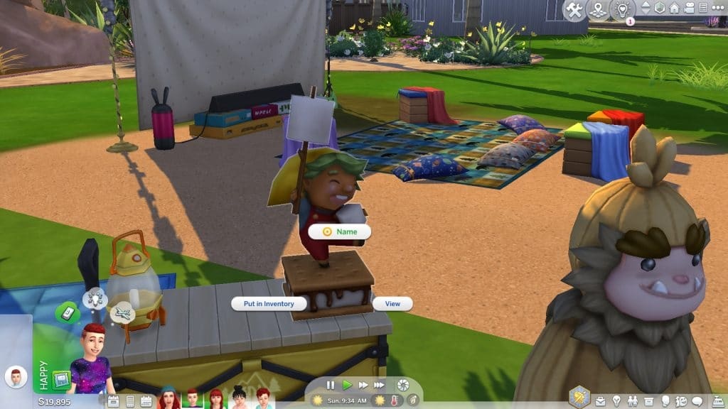 The Sims 4 Little Camper Smore Gnome