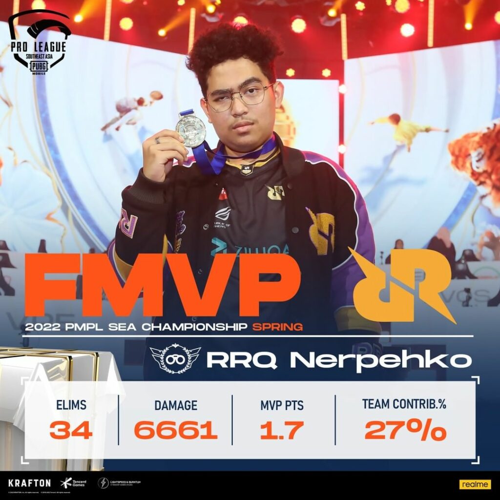RRQ Ryu MVP PMPL SEA 2022