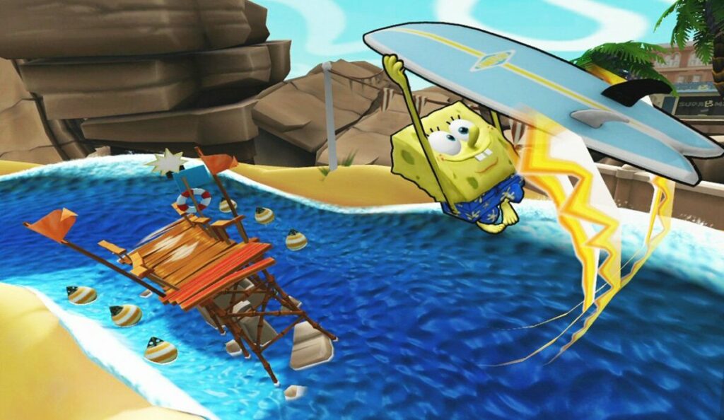 Game Spongebob Favorit Spongebob Surf And Skate Roadtrip