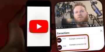 Youtube Corrections