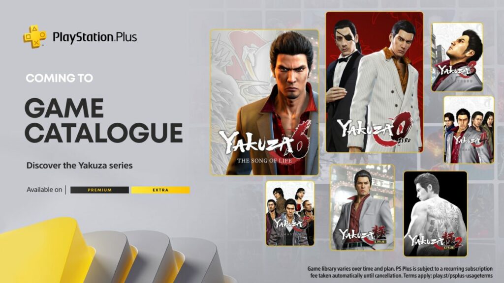 Game Yakuza Hadir Gratis di Playstation Plus Bulan Depan