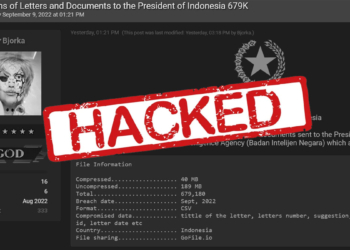 Data Presiden Indonesia Bocor