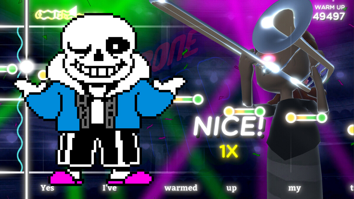 Mod Lagu Megalovania di Trombone Champ Bikin Heboh Gamer