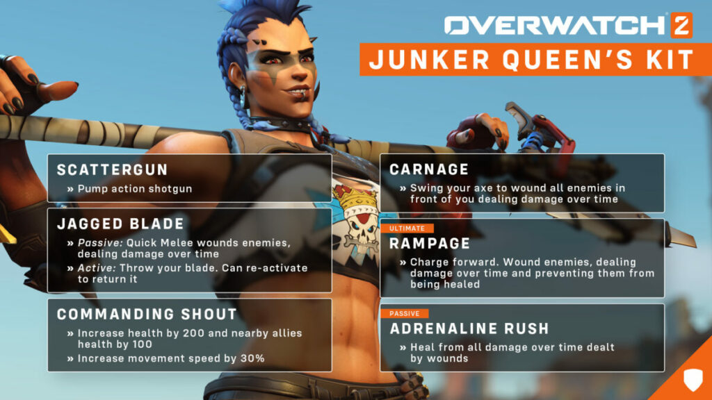 Skill Junker Queen Overwatch 2