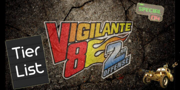 Tier List Vigilante 8 2nd Offense Spesial Weapon