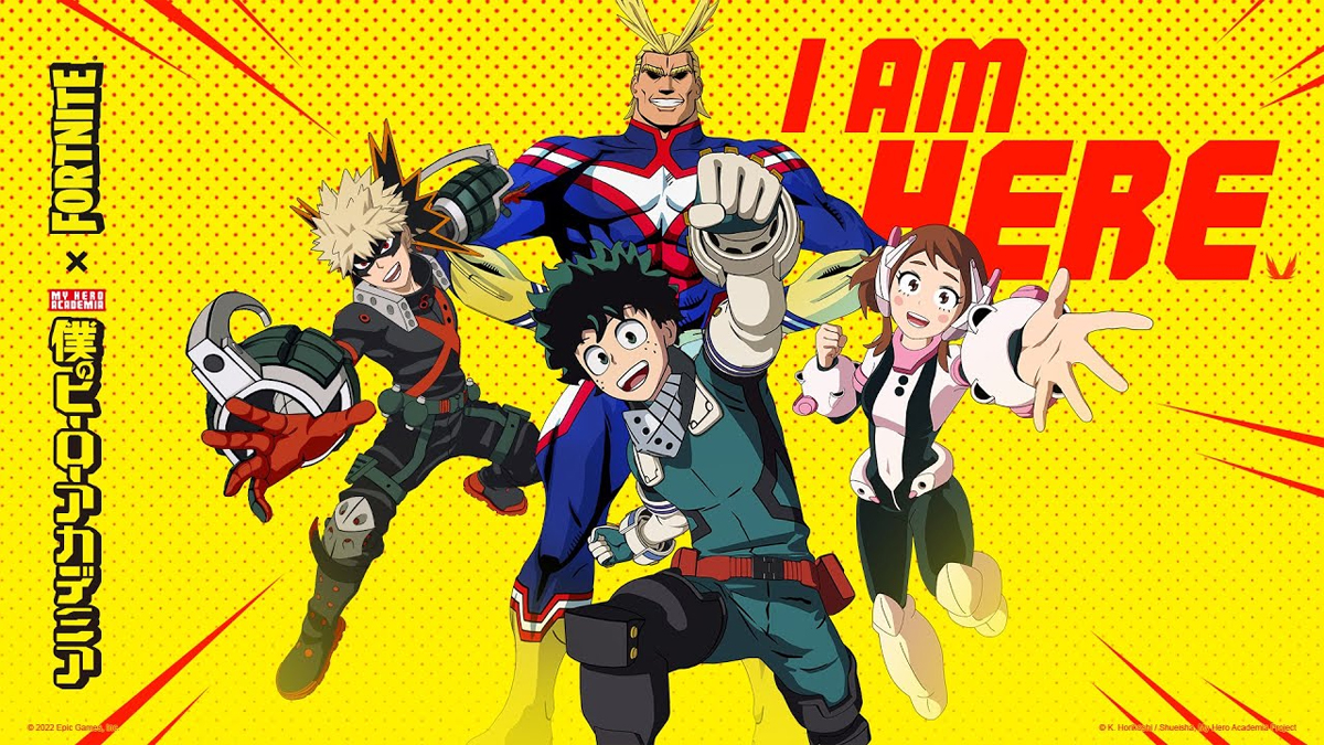 Kolaborasi Fortnite X My Hero Academia Hadirkan Deku Bakugo All Might