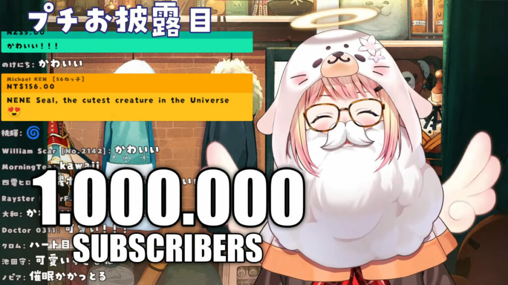 Vtuber Momosuzu Nene 1 Million Subscriber