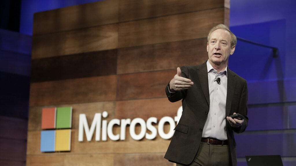 Microsoft President Dan Vice Chair Brad Smith