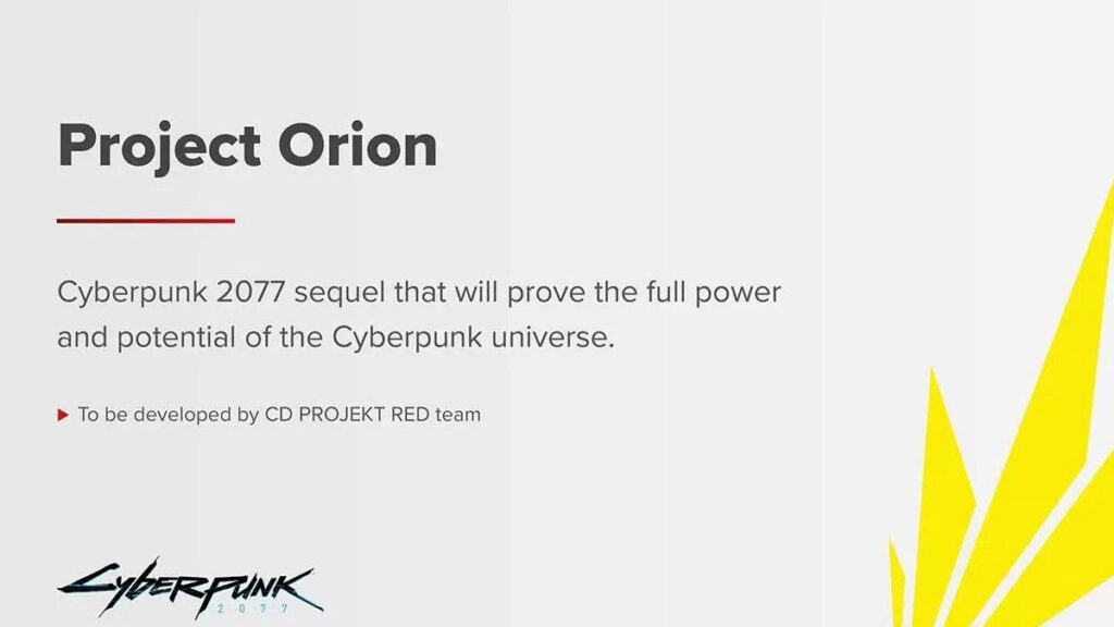 Project Orion Cyberpunk 2077