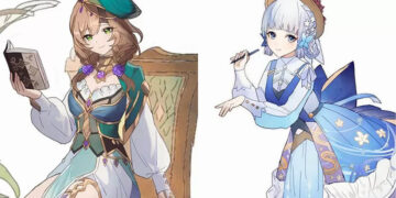 leak skin ayaka lisa genshin impact