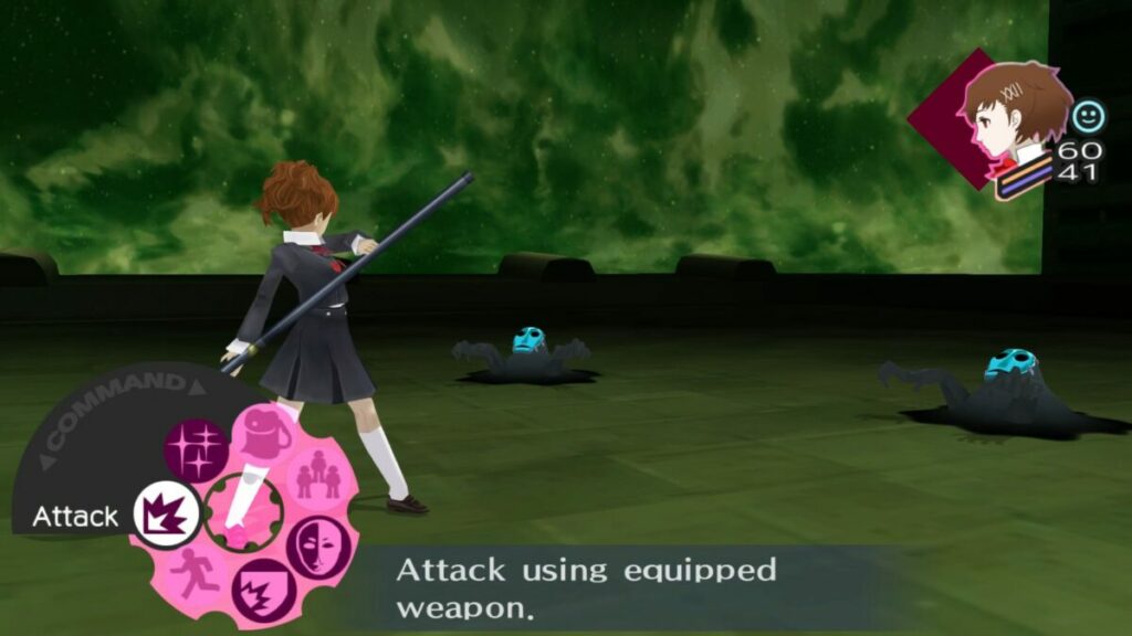 Persona 3 Portable Gameplay Battle