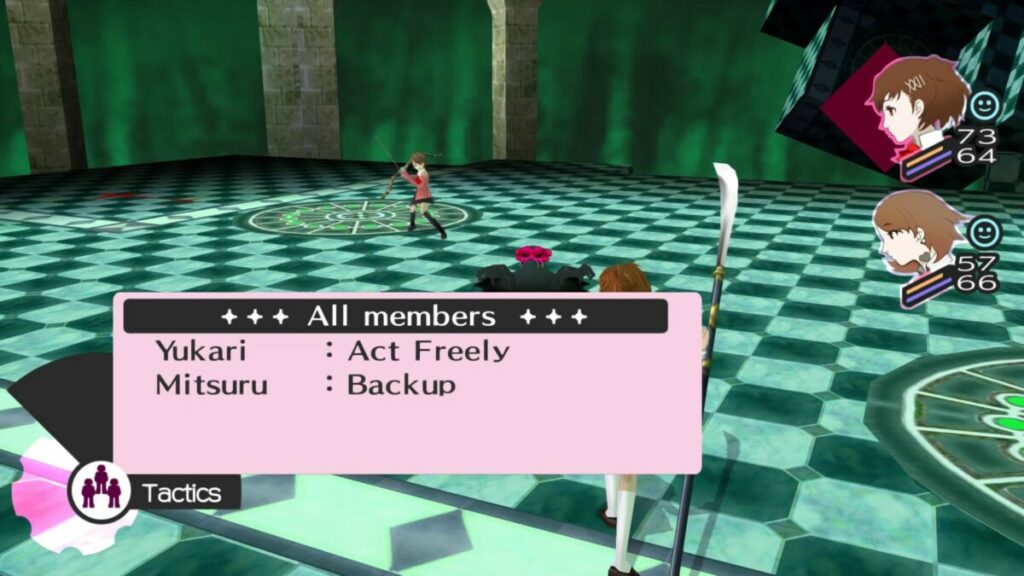Persona 3 Portable Gameplay Battle