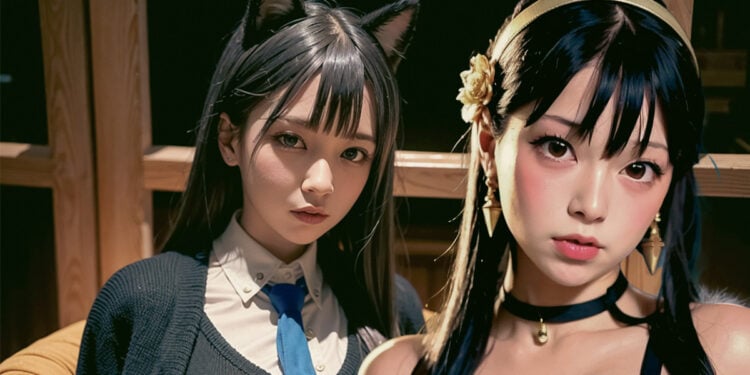Foto Cosplay Cantik AI Stable Diffusion