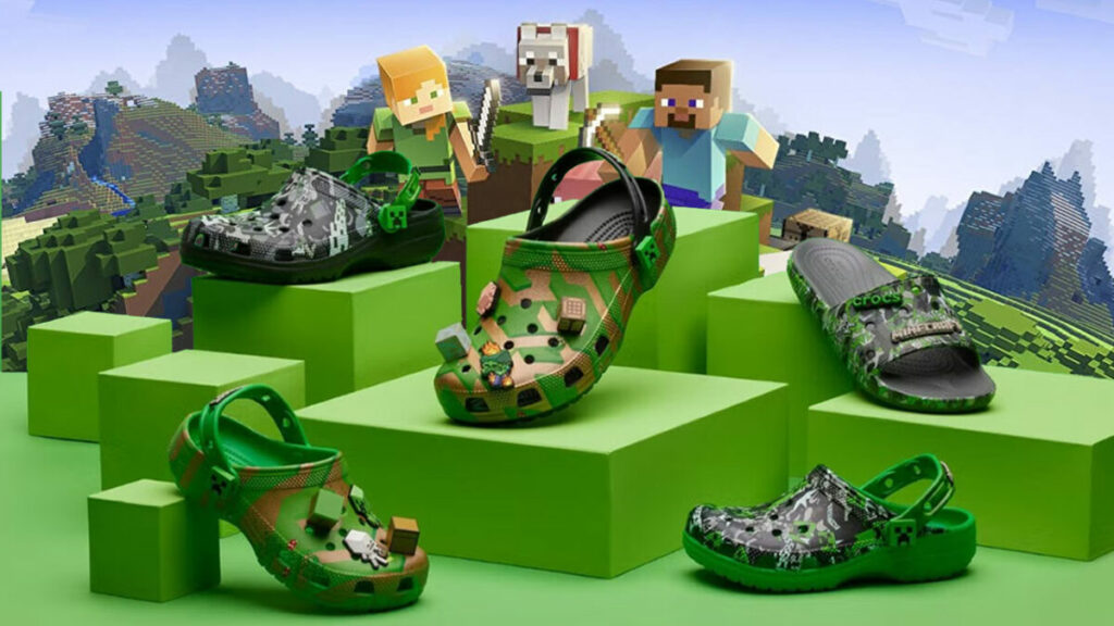Minecraft X Sendal Crocs