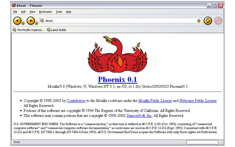 Mozilla Phoenix Browser