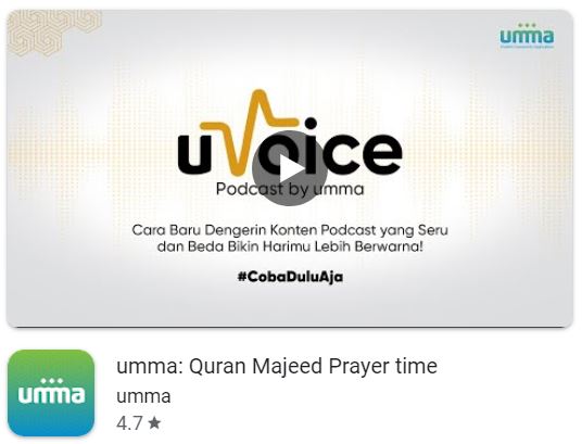 Umma Aplikasi Islami Untuk Umat Islam