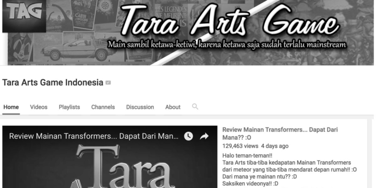 Channel Youtube Tara Arts