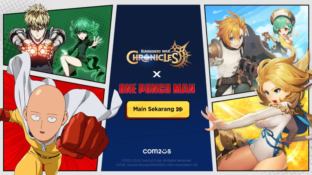 Kolaborasi Summoners War Chronicles X One Punch Man