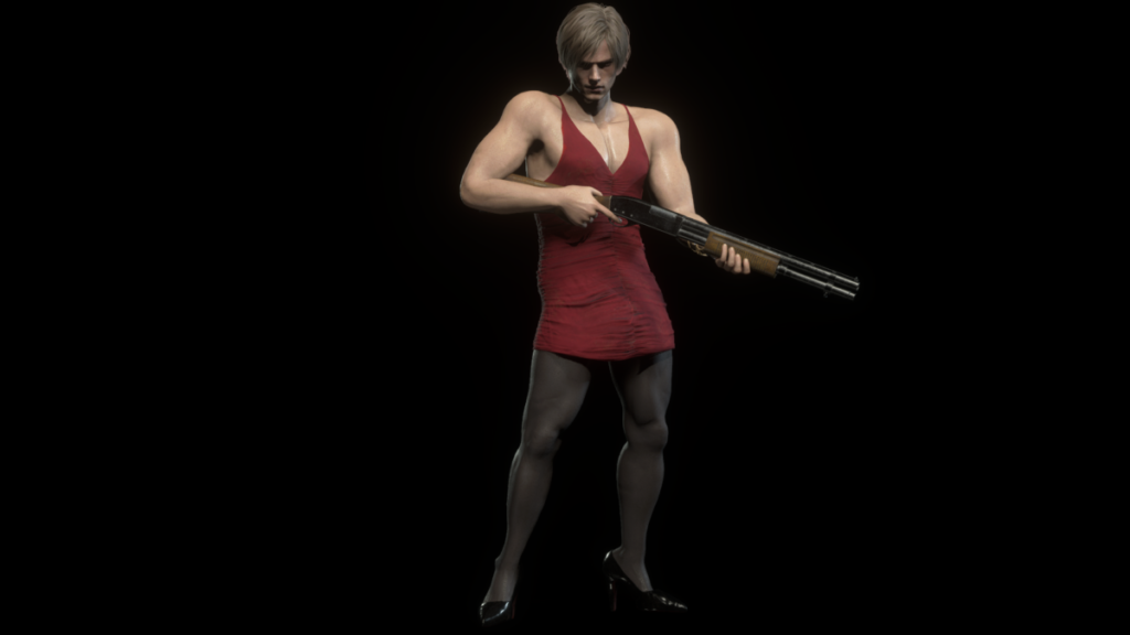 Mod Leon Resident Evil 4 Remake Ada Dress