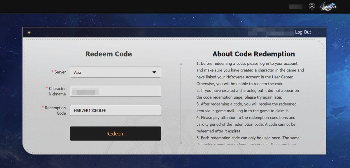 Redeem code honkai star rail terbaru agustus 2024 caleg 2024