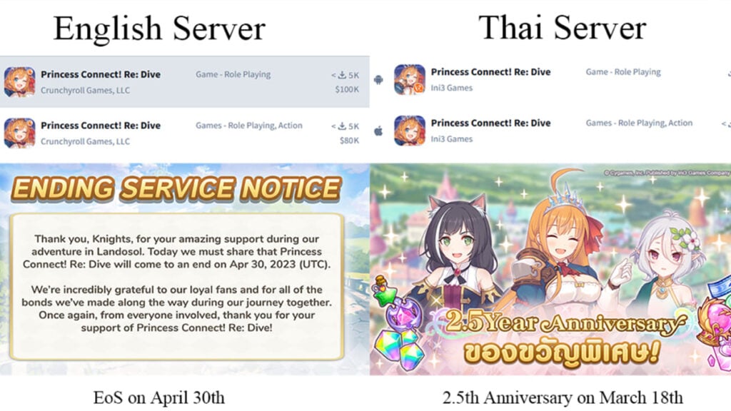 Server Priconne Thailand Yang Mengadakan Anniversary Source Facebook Crystaesial 1