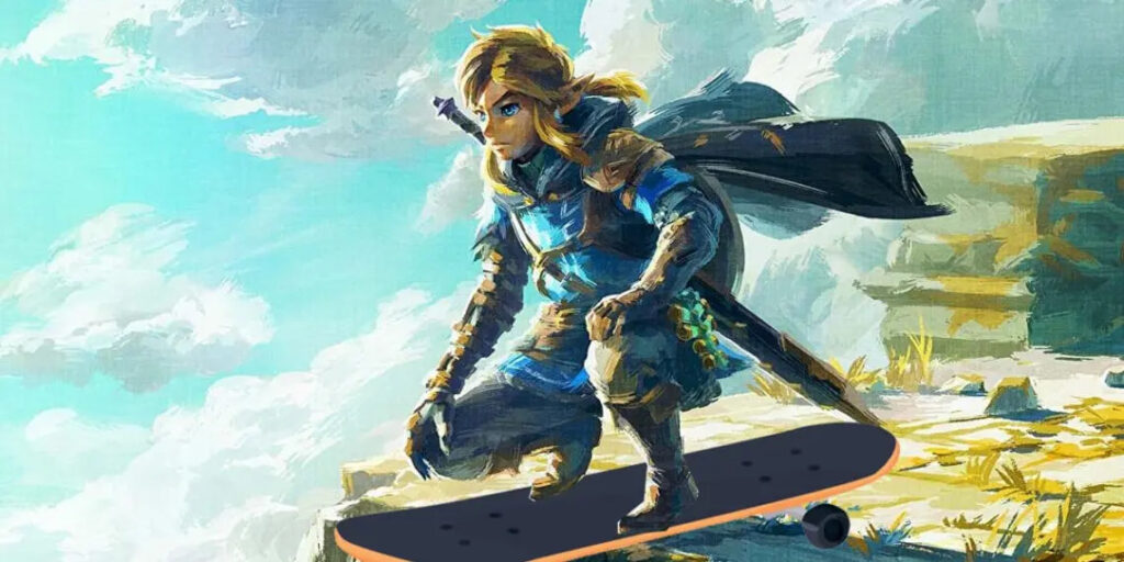 Gamer The Legend Of Zelda Tears Of The Kingdom Ciptakan Skateboard Untuk Link 1