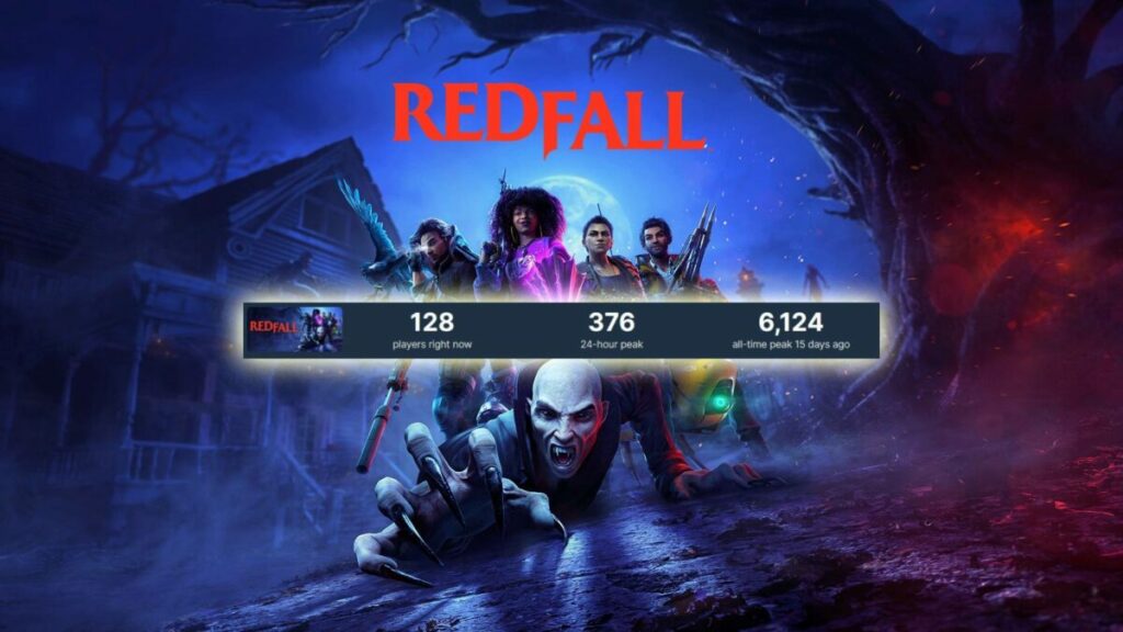 Jumlah Pemain Redfall Turun Drastis