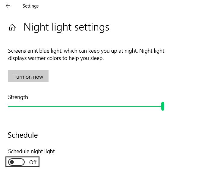 Night Light Atau Mode Membaca Di Windows 10