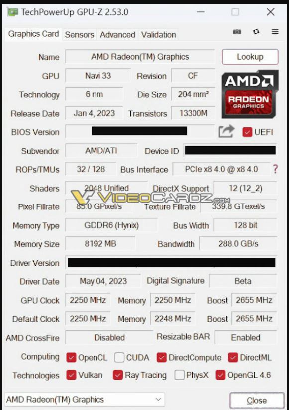 Spesifikasi Amd Radeon Rx 7600
