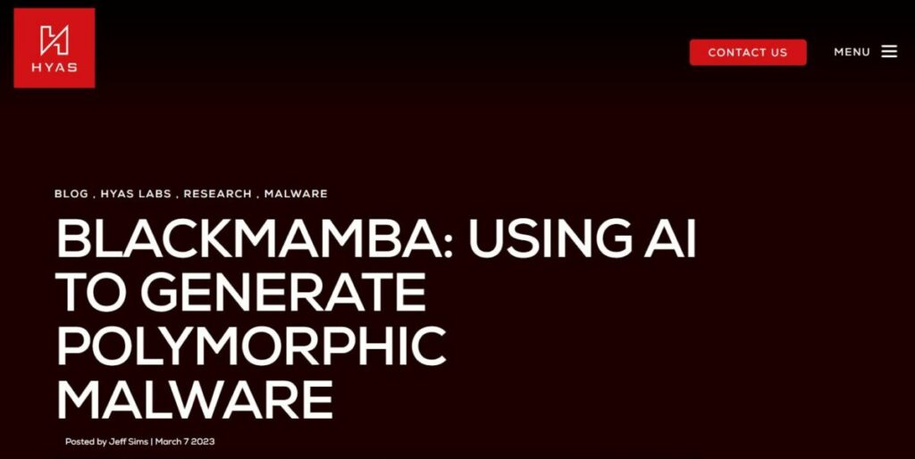 Black Mamba Malware Dari Ai