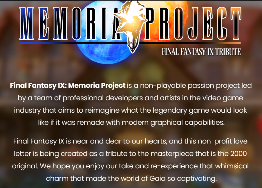 final fantasy ix memoria project