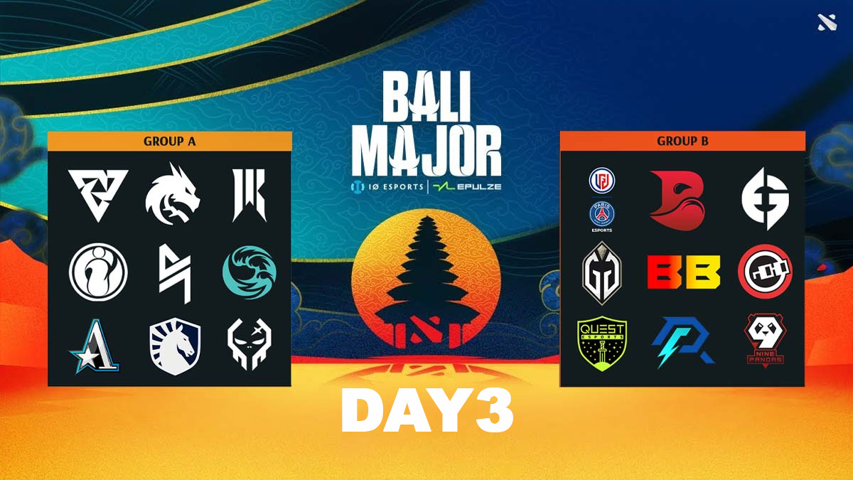 Rekap Day 3 Bali Major Dota 2 2023: Beastcoast Amankan Posisi Dengan Draw