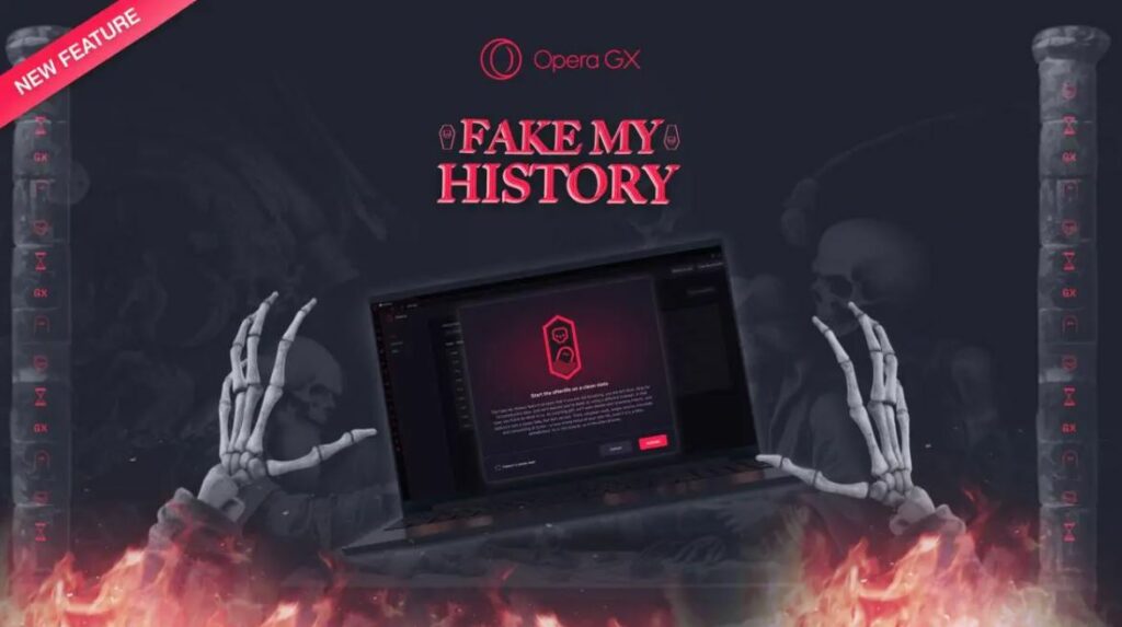 Fitur Terbaru Dari Opera Gx Fake My History