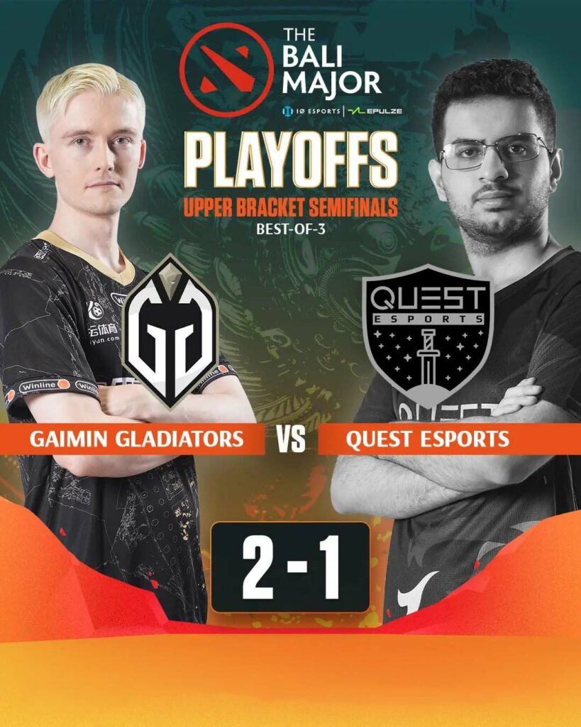 Gaimin Gladiators Vs Quest Esports