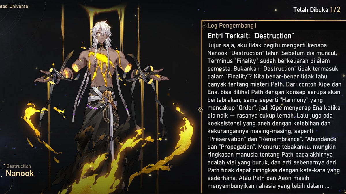 Aeon Honkai Star Rail, Sosok Mirip Dewa yang Penuh Misteri