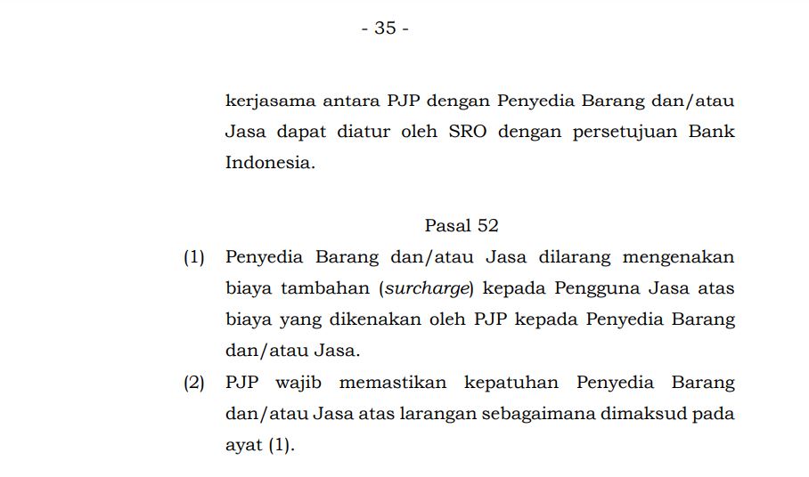 Pasal 52 Ayat 1 Bank Indonesia Qris