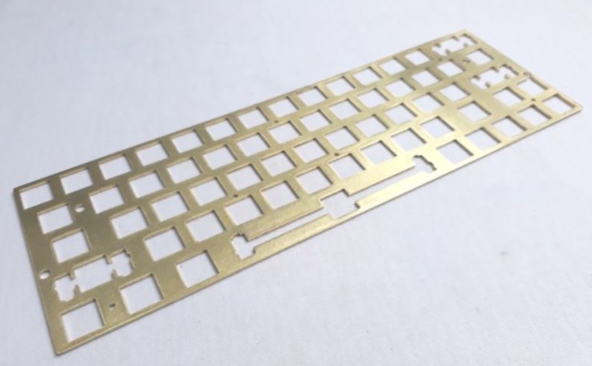 Plate Brass Kuningan Untuk Mechanical Keyboard