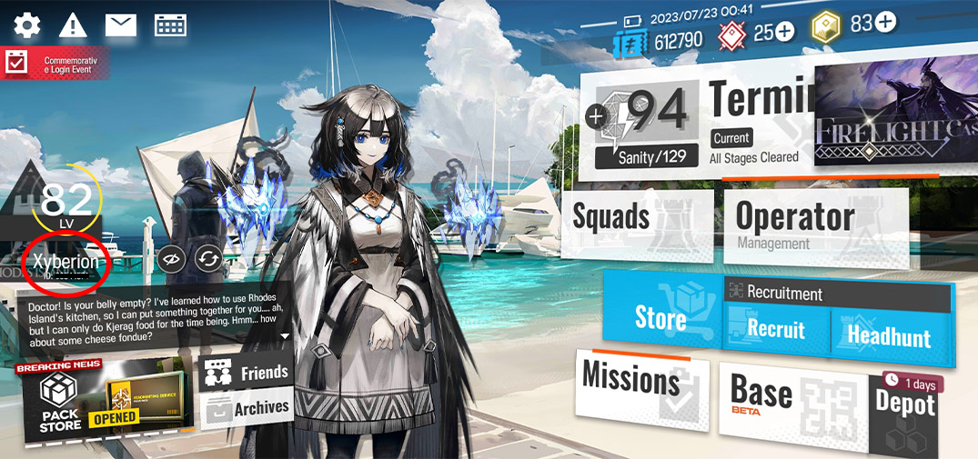 Cara Redeem Kode Arknights 3.5 Anniversary Gift - Gamebrott.com