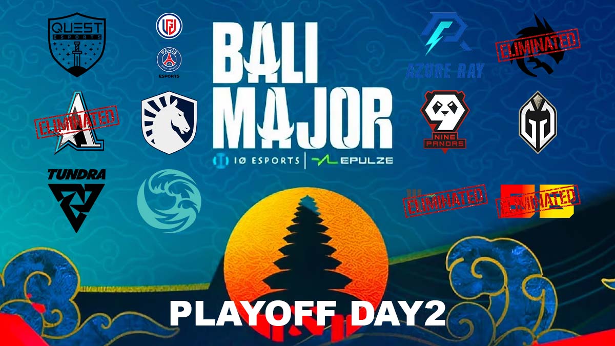 Rekap Bali Major Dota 2 2023 Playoffs Day 2 4 Tim Tereliminasi!