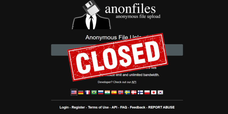 Anonfiles Tutup Server