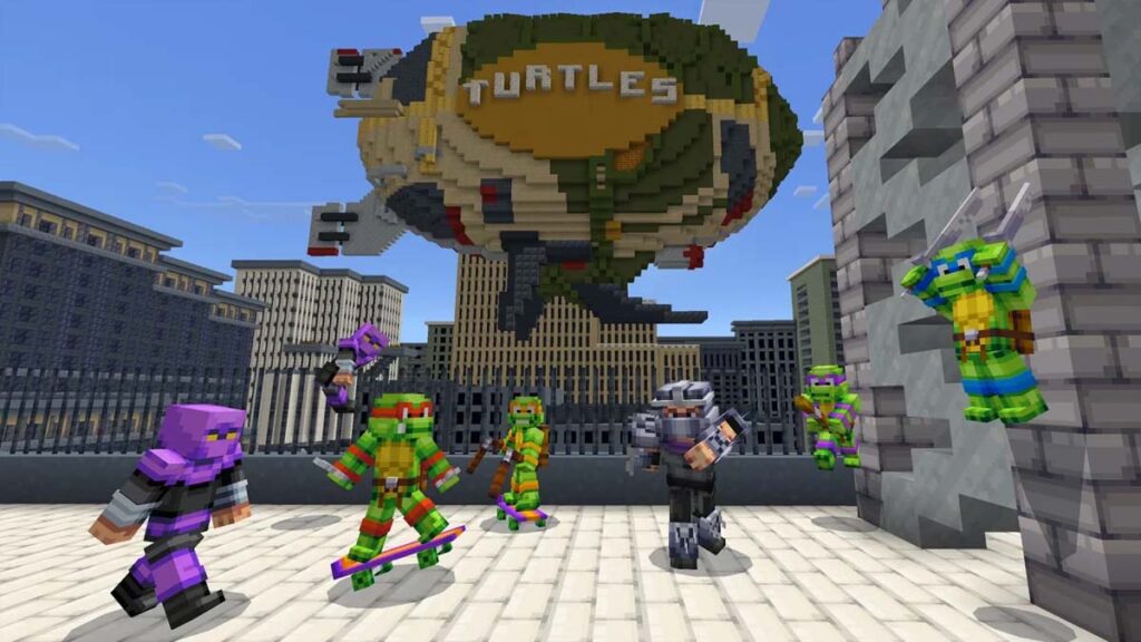 Dlc Minecraft X Tmnt Hadirkan Kota New York Versi Kura Kura Ninja