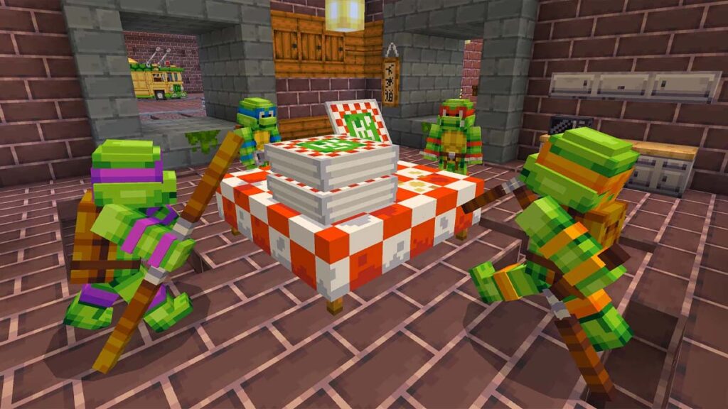 Dlc Minecraft X Teenage Mutant Ninja Turtles Bawa Kura Kura Ninja Ikonik Ke Dunia Minecraft