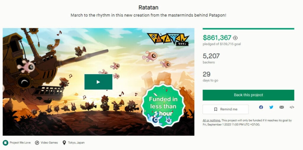 Kickstarter Ratatan