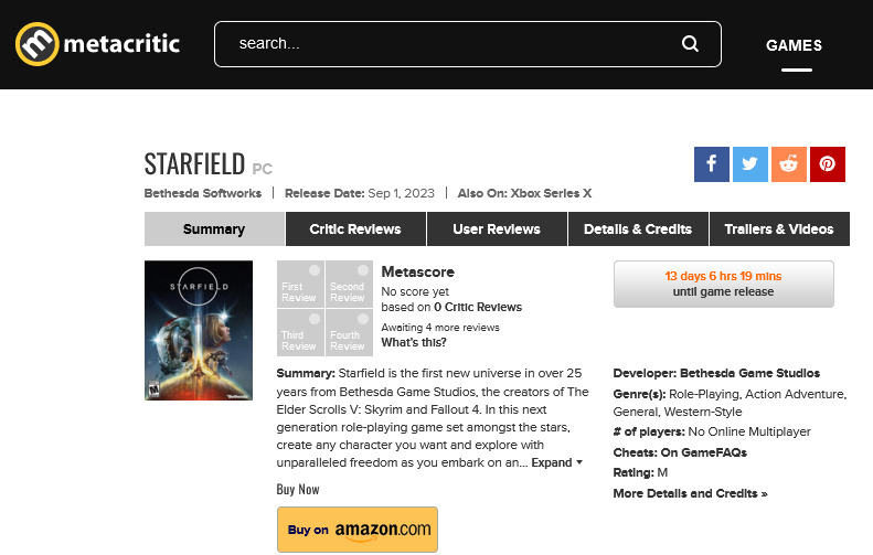 Review Bomb Starfield